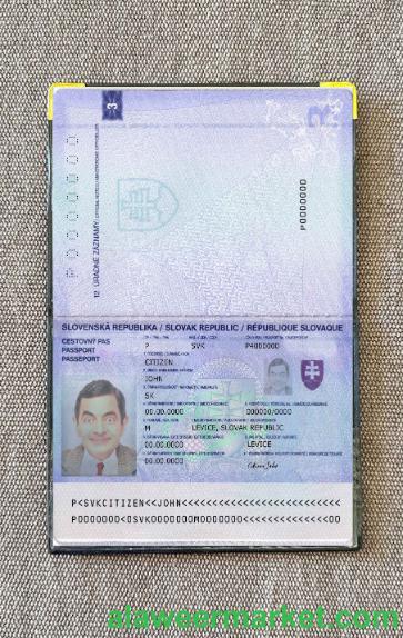 Slovakia passport 2012 photo look